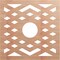 Ekena Millwork Chevron Wood Fretwork Pierced Ceiling Medallion, Cherry, 20"OD x 5 1/8"ID x 3/8"T CMWP20X20X0375CHCH - alternate 1
